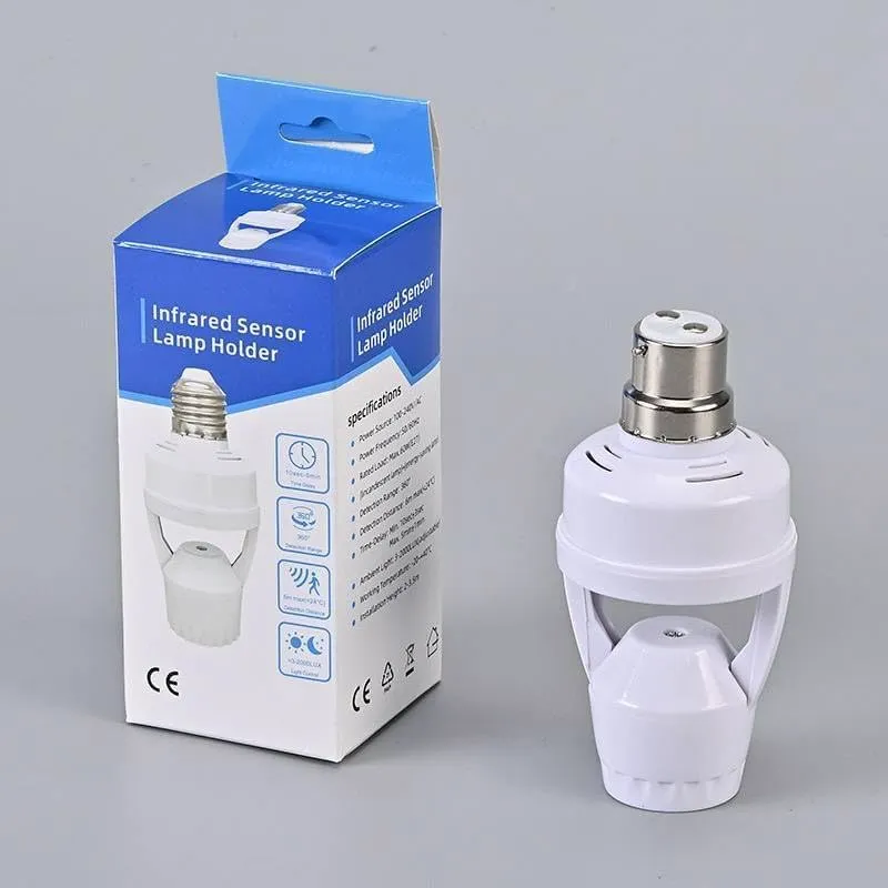 Motion sensor light holder