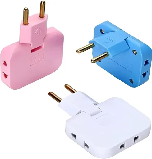 3-in-1 Swivel Plug Adapter